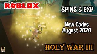 Roblox Holy War III BETA  [UPDATING]  New Codes August 2020