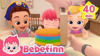 Pat a Cake and Colorful Fruit Juice +more | Bebefinn Sing Along2 | Nursery Rhymes & Kids Songs