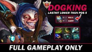 when DOGKING lasthit always lower than support, DOGKING Safelane Nonstop Roaming -Meepo Gameplay#891