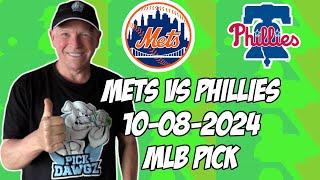 New York Mets vs Philadelphia Phillies 10/8/24 MLB NLDS Game 3 Pick & Prediction | MLB Betting Tips