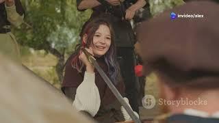 Teen Violinist Rocks Medieval Town with Queen's Hit!