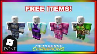 [EVENT] How To Unlock 4 FREE ITEMS! (Metaverse Champions Hub Open!) | Roblox