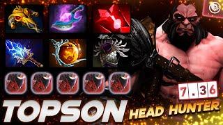 TOPSON AXE - HEAD HUNTER - Dota 2 Pro Gameplay [Watch & Learn]