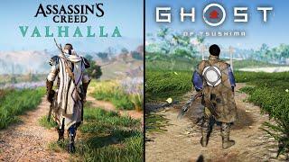 Assassin's Creed Valhalla vs Ghost of Tsushima [PC] - Which is Better?