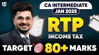 CA Inter Income Tax | RTP - INCOME TAX | CA Inter Jan 2025 |  CA Vivek Gaba Sir | Team UCA