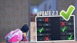 Update 2.3 | Best Settings & Sensitivity to Improve Headshots and Aim | PUBG MOBILE/ BGMI 