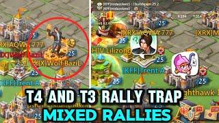 Mythic Rally Trap Vs Titans. T3 Rally Trap KvK highlights. Mixed Rallies. Lords Mobile