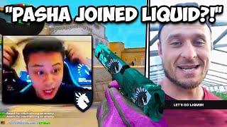 STEWIE WELCOMES PASHA TO TEAM LIQUID! CS:GO Twitch Clips