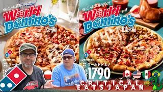 World Domino's Pizzas from 8 Countries | ドミノ・ピザ with Aaron