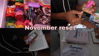 NOVEMBER RESET || VLOG 3