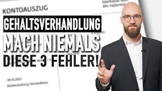 5 Fehler in Gehaltsverhandlung - Machst du sie AUCH?