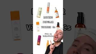 RATING VITAMIN C SERUMS! (follow for more!) #skincare #skincareroutine #beauty #vitaminc #skin