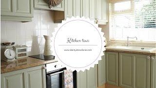 Kitchen tour and how I painted my kitchen cabinets using chalk paint