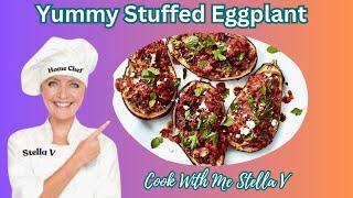 Beginners Lesson On Stuffed Eggplant Italian Recipe - Delicious And Easy!