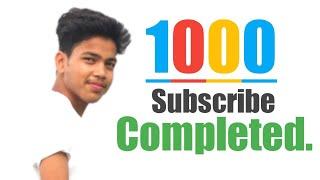 1000 Subscribe ! " Faiz Technical " Complete Thanks All subscribers and Viwer  