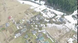 Panorama Over Small Town With Rotation 3 - cutestockfootage.com
