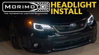 Morimoto XB LED Headlights 08-14 WRX & STi (Install, Test & Review)