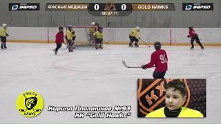 Послематчевое интервью Кирилл Плотников 93 ХК GOLD HAWKS