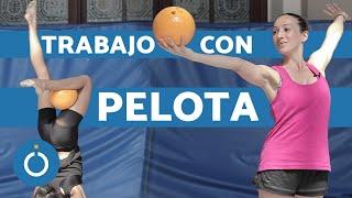 Clase de Gimnasia RÍTMICA con PELOTA 🟡 (CLASE COMPLETA)