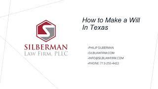 How to Make a Will in Texas