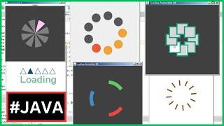 Java Project Tutorial - How To Create Loading Animation Forms In Java NetBeans With Code - [Part 10]