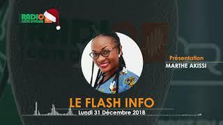 LE FLASH INFO DE 14H00 DU 31 DÉCEMBRE 2018 - Radio CÔTE D'IVOIRE