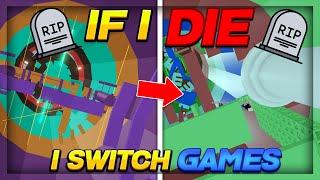 Tower of Hell BUT IF I DIE the GAME SWITCHES! (ROBLOX)