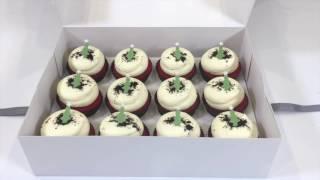 How to make Red Velvet Christmas Cupcakes | Anna Eden | The Classic Cupcake Co.