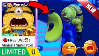 MY NEW MINION SIMULATOR GAME ON ROBLOX WITH FREE UGC!