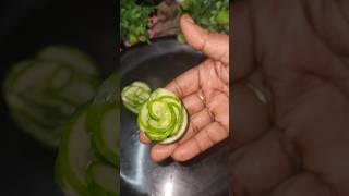Cut The Cucumber Just So & It Becomes A Work Of Art-1#southindianrecipes
