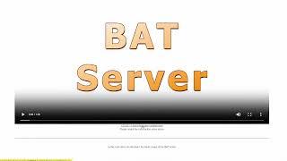 EDIUS Bat Server:  Part 1 - Install and basics