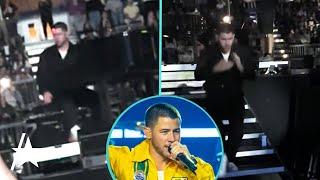 Nick Jonas BOLTS Off Stage After Laser Pointed At His Head