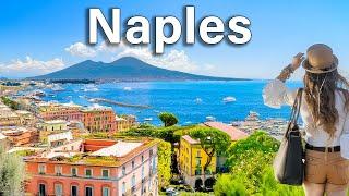 Naples 2024 Walk 8K AMAZING city at the foot of a Volcano