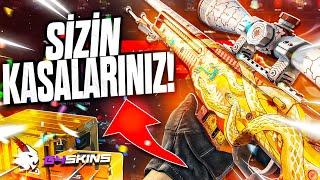 SİTEDEKİ BÜTÜN STİCKER KASALARINI AÇTIM - 1VS1 MÜKEMMEL KATLIYOR - G4SKİNS - RİSKİ AZ KAZANCI ÇOK