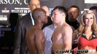 Timothy Bradley vs. Ruslan Provodnikov: Full weigh in (HD)