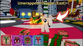 OMG..I Unwrapped Dragon (East) Fruit from Holiday Gift! Blox Fruits