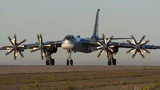 Tu 95s of Russian Air Force and Tu 142 of Indian Navy