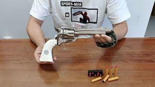 1873 Colt Single Action Army Revolver Toy Unboxing 2023 - Soft Bullet Toy Gun