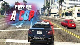 PLAY AS A COP IN GTA ONLINE! (NEW MODE)