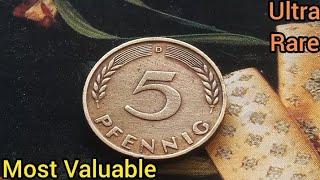  100.000.00  IF YOU have one! Very Expensive Error Coin 5 PFENNIG GERMANY worth money