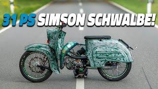 SIMSON SCHWALBE AUS DER HÖLLE!! - 31PS & KRANKER SOUND!