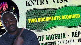 Nigeria Visa- Two Documents You MUST HAVE To Get One!