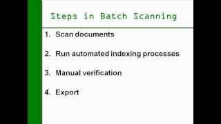 University of SimpleSoftware 001 (Aaron) - Beginners Guide to Batch Scanning and Indexing