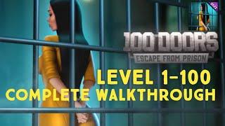 100 Doors Escape From Prison FULL Game Level 1 - 100 Walkthrough