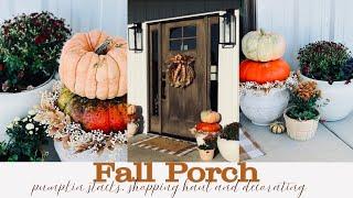 Fall Porch Decor 2024   Fall Decorating Ideas  Fall Container Plants