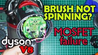 Dyson V8 - brush not spinning - PCB repair