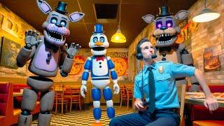 ANIMATRONICS SCARE THE SECURITY GUARD FNAF COOP Garry's Mod