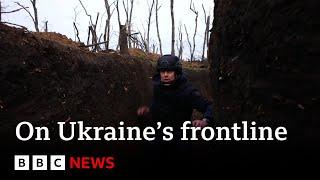 Ukraine war: The front line where Russian eyes are always watching - BBC News