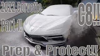 2023 C8 CORVETTE Z51!! Ceramic Coatings And PPF!! PART 1! The Ultimate Protection Package!!