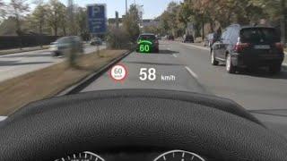 Дооснащение проекцией BMW F25 / HUD retrofit BMW F25 / Speed limit info BMW F25